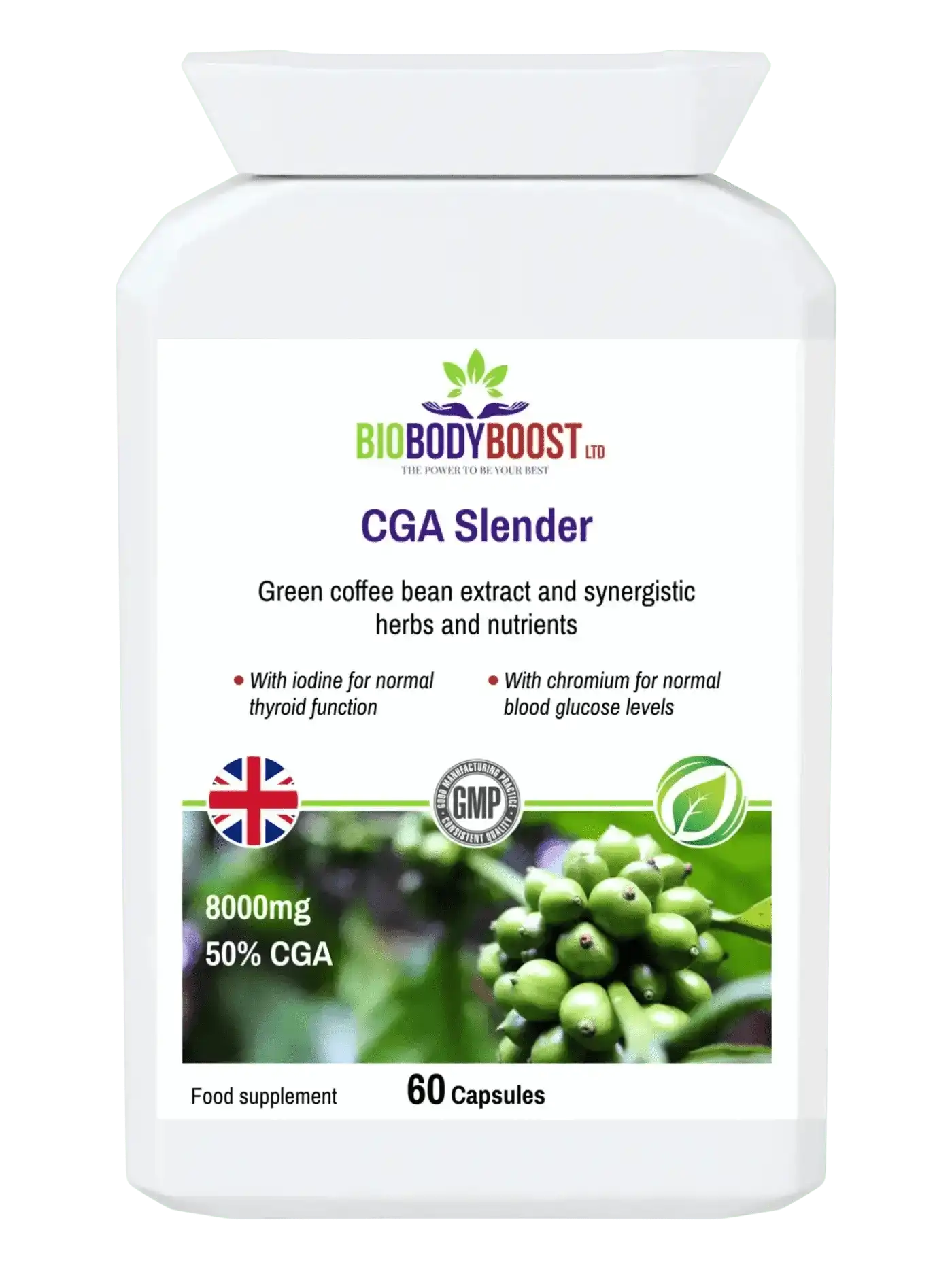 CGA Slender - Green Coffee 8000 CGA